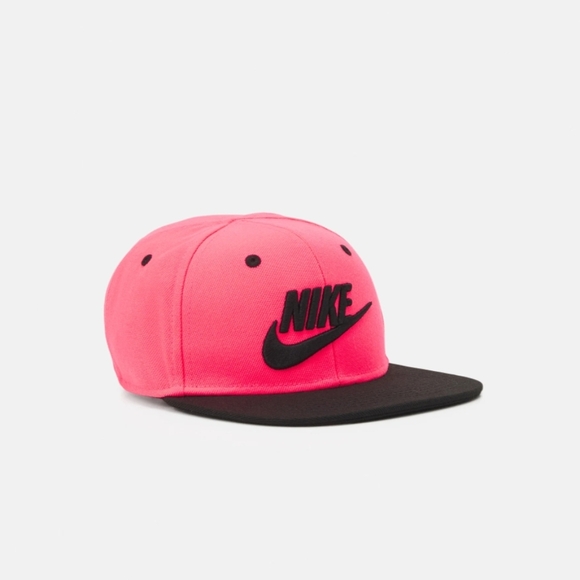 Nike Accessories - Nike True Hat Pink/Black Flat Billed Snapback Size 4-7